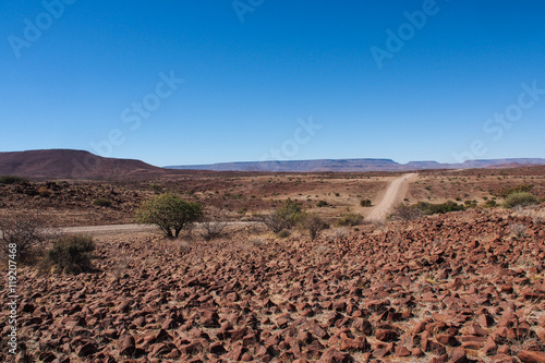 Namibia - Auf der Fahrt von Sesfontein nach Twyfelfontein photo