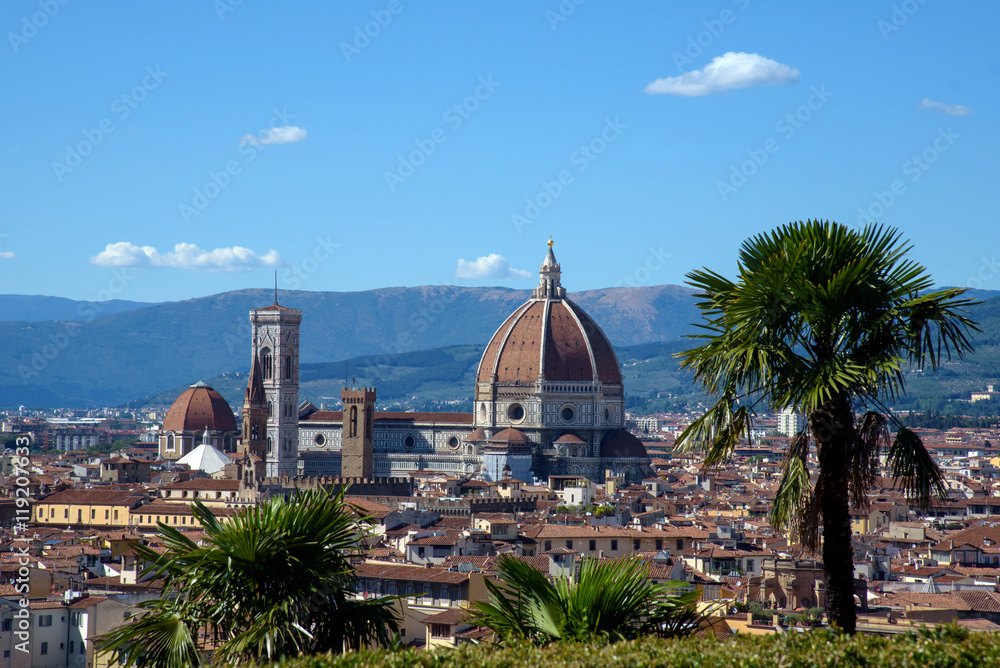 cityscape of Florence, italy / cathedral of Santa Maria del fiore (saint mary of the flower)