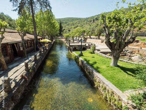 A photo of some river floating through the city near the Algarve coast in Portugal, 2016