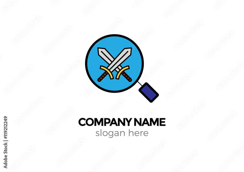 samurai sword vector logo samurai sword vector logo