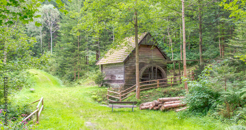 alte Mühle im Wald