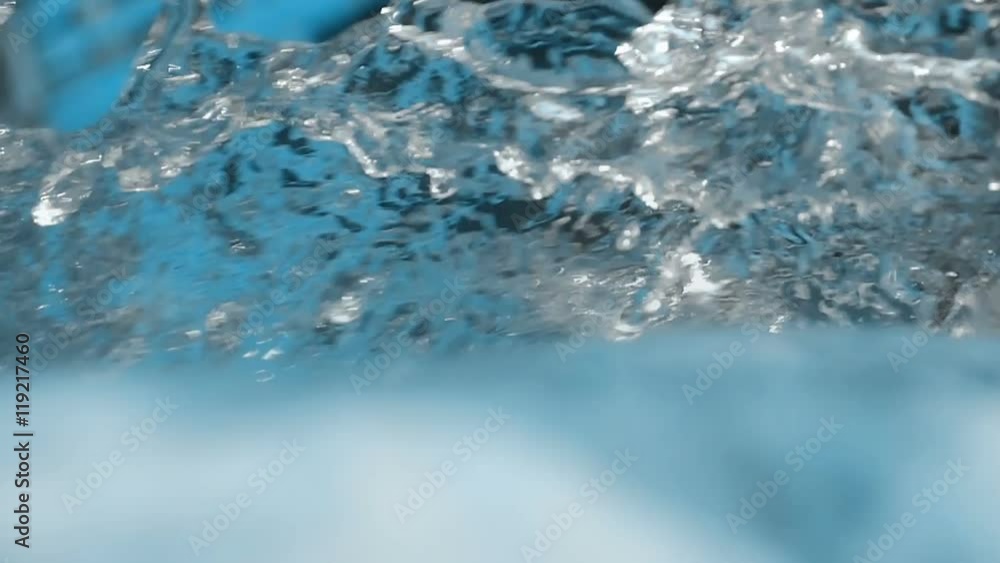 Cold water fluids close up warping effect Cold water fluids close up warping effect