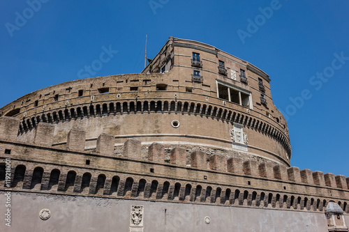 Castle of the Holy Angel (Saint Angelo Castle). Rome. Italy.