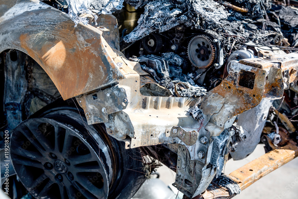 Auto Schrott StockFoto Adobe Stock