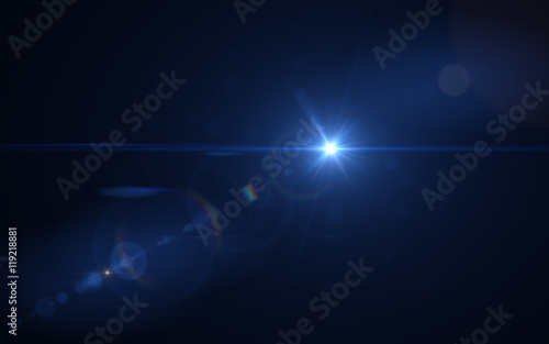 Lens Flare blue shift