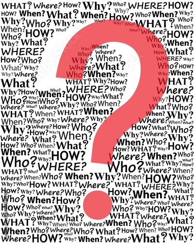 question mark design