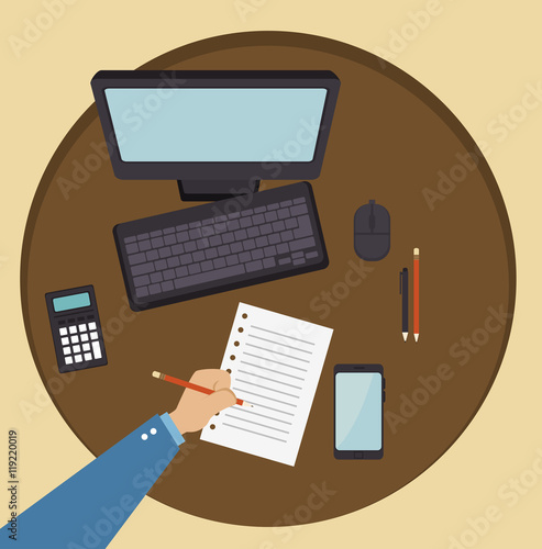 high view technology icon vector illustration graphic