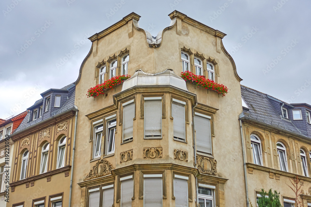 classic German building facade classic German building facade