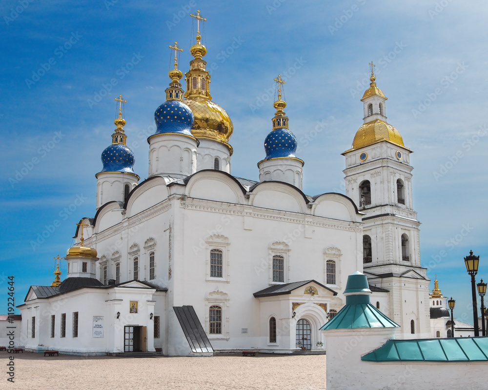 Sophia Cathedral is sample Siberian architecture located in the