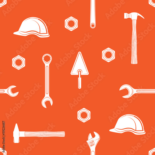 Labor day seamless pattern