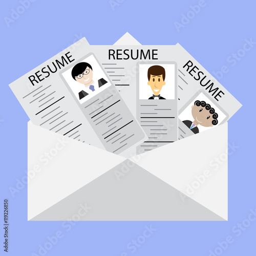 Letter to resume on job candidates