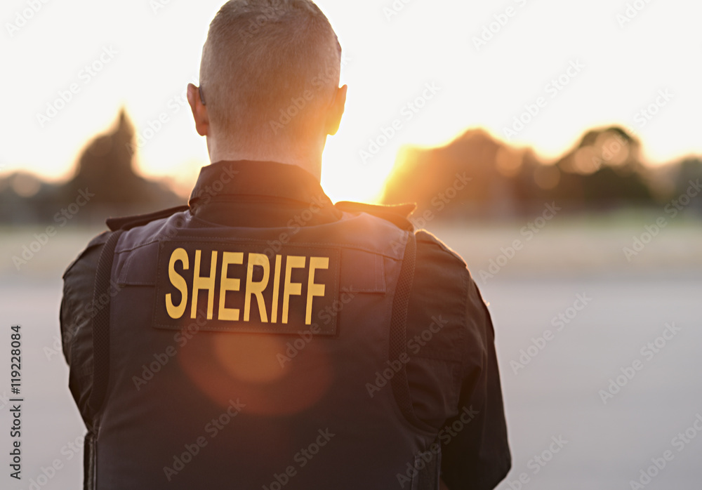 Sheriff Deputy - obrazy, fototapety, plakaty 