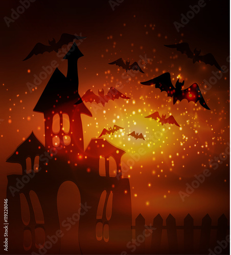 Halloween haunted house