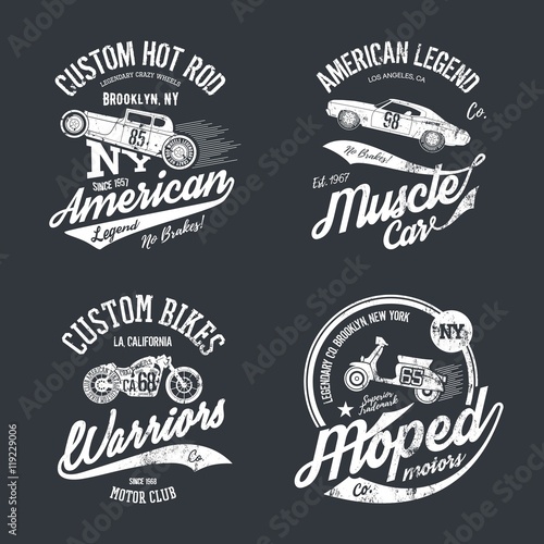 Shabby t-shirt emblem