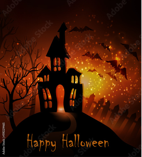 Halloween haunted house