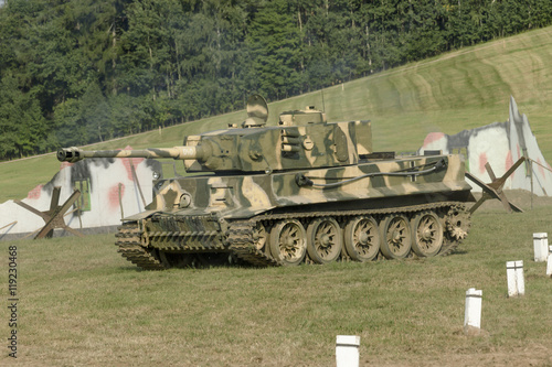 troops and equipment in the historic Battle