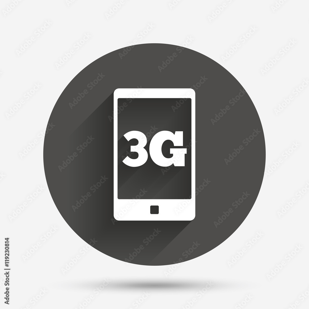 3G sign. Mobile telecommunications technology. 3G sign. Mobile telecommunications technology.