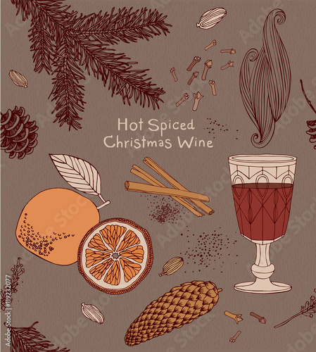 mulled wine card