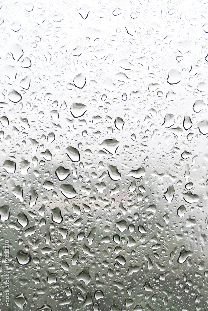 Water drop on glass background. Water drop on glass background.
