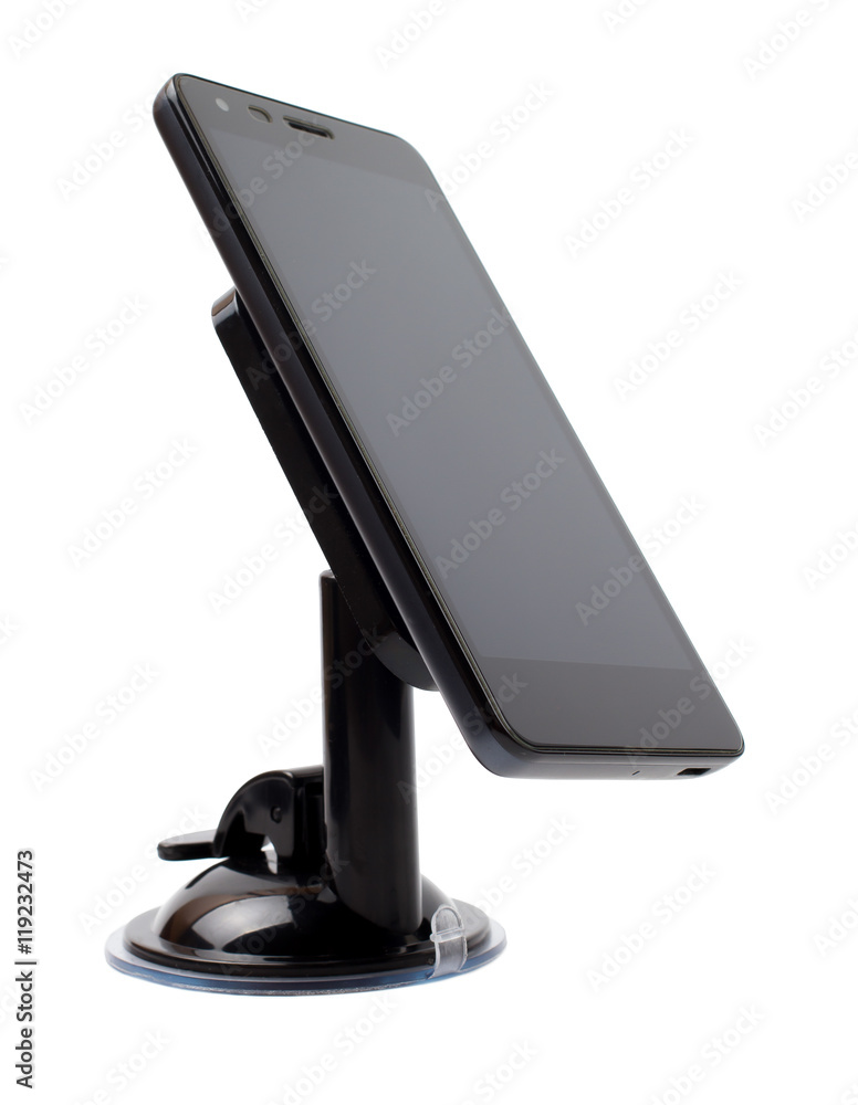 The holder with phone The holder with phone