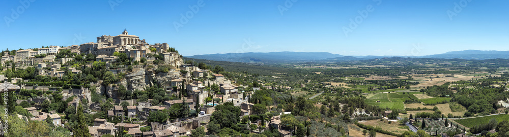 Panorama of medieval village Gordes