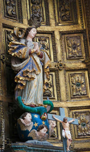 Mother Mary in Aveiro Carthedral, Portugal