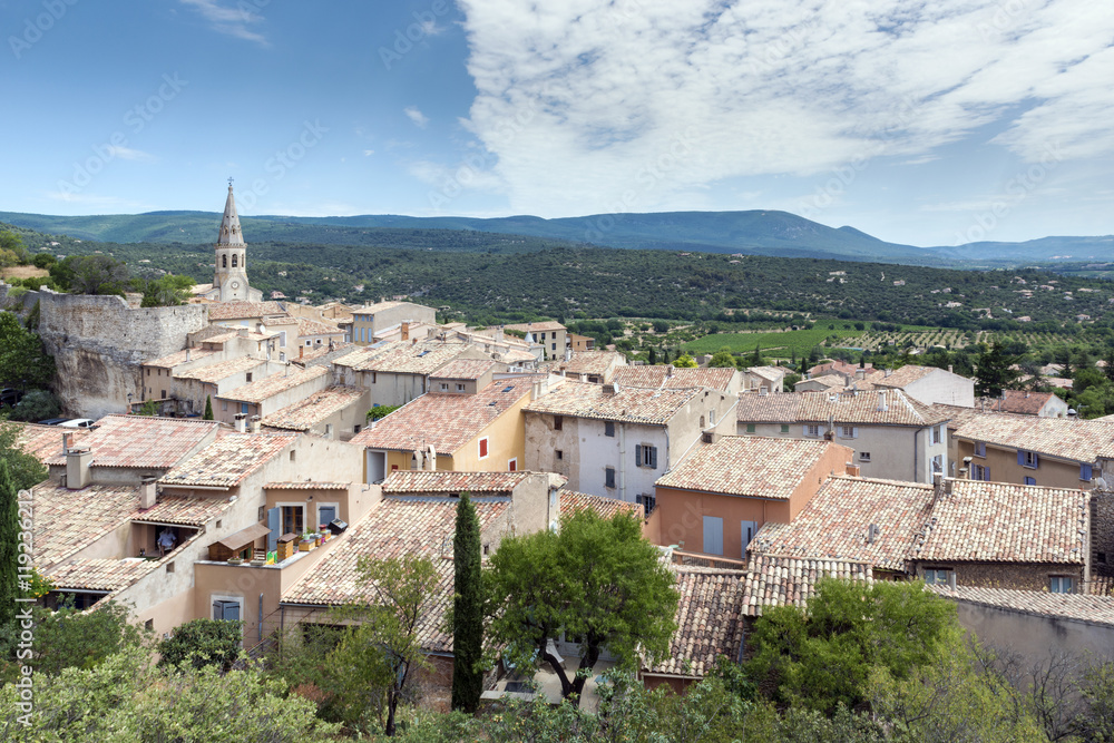 View of Saint Saturnin d Apt, Provence