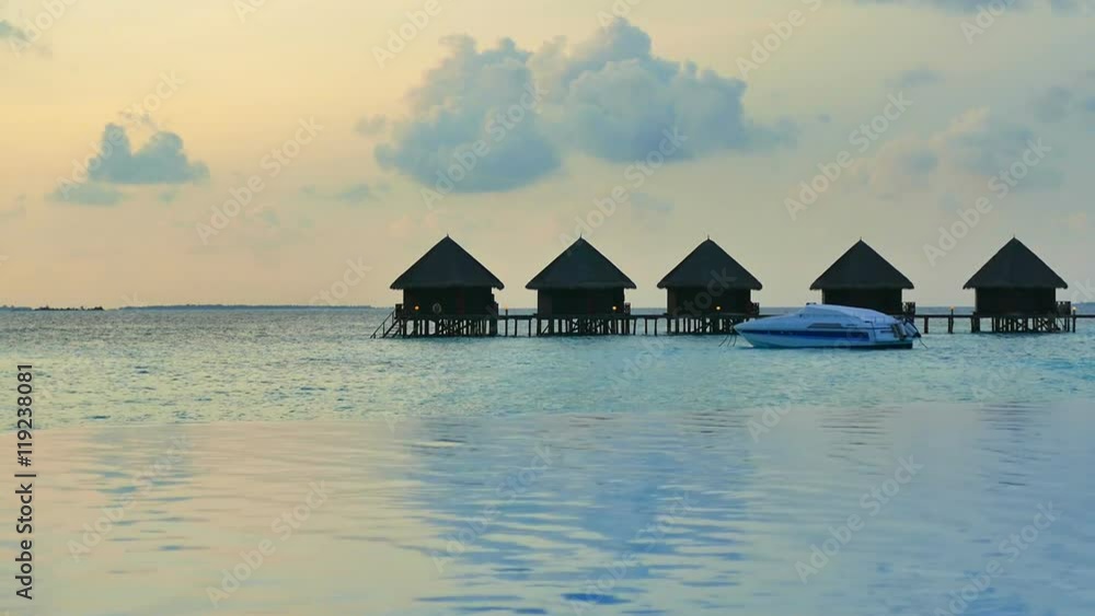 Beautiful tropical beach and sea in maldives island Beautiful tropical beach and sea in maldives island