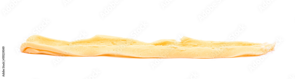 Line of frosting cream isolated Line of frosting cream isolated