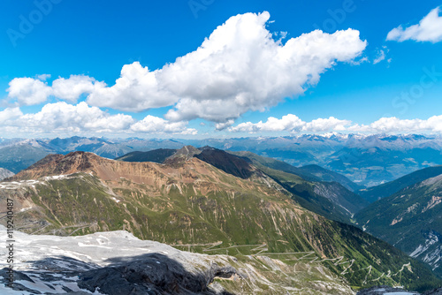 High mountains Alps Austria