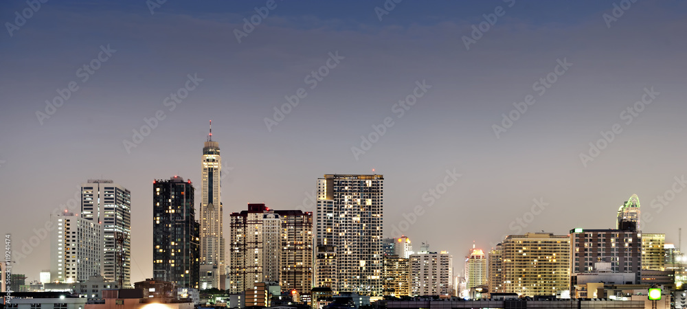  bangkok city at night