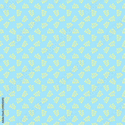 Vector seamless floral damask pattern
