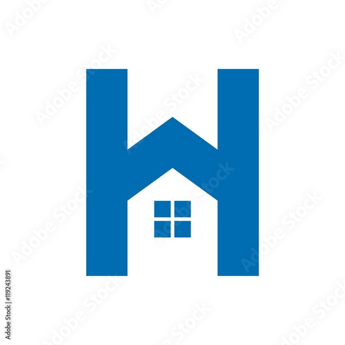 H initial logo