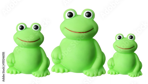 Canvas Print Toy Frogs