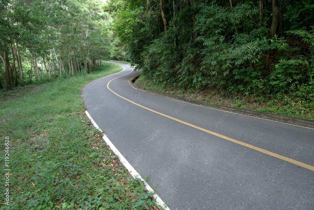 Fototapeta premium empty road.