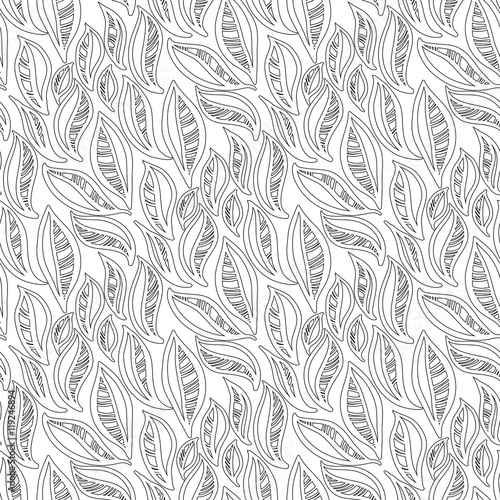 Abstract leaves pattern