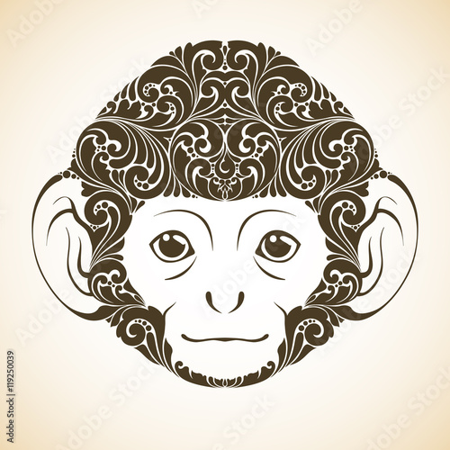 Ornamental decorative monkey