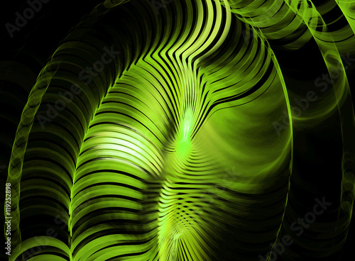 Abstract green fractal