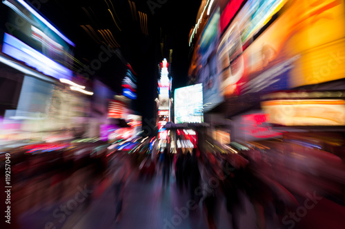 Times Square Blur