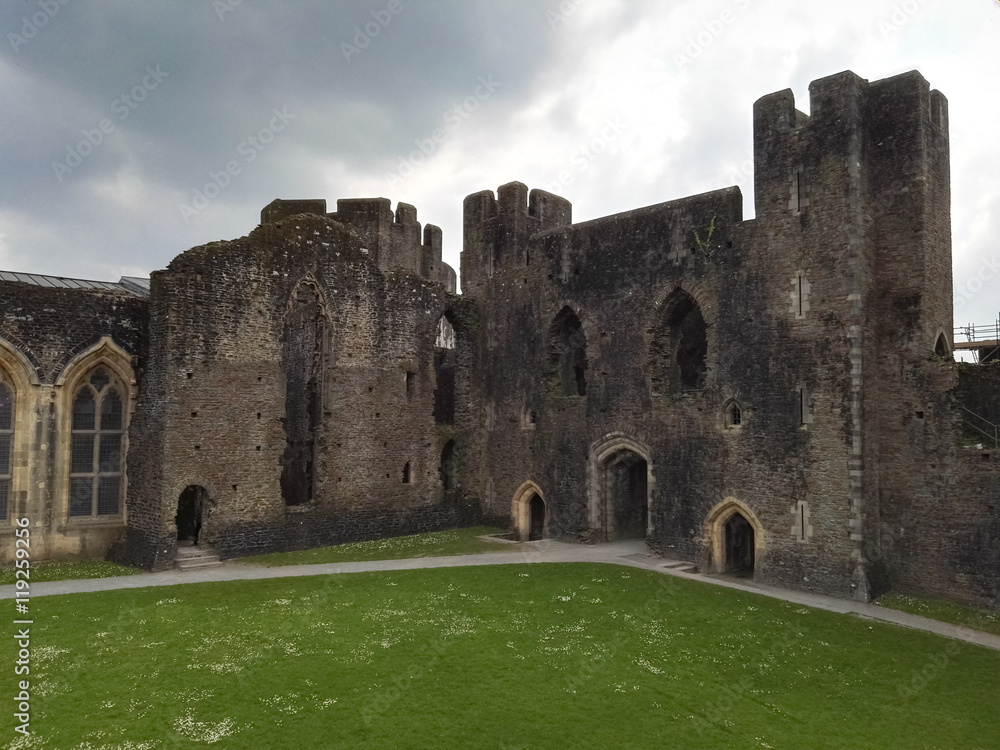 View of a welsh castle