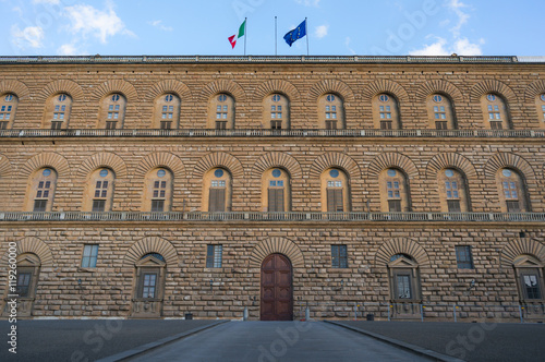 Pitti palace front view