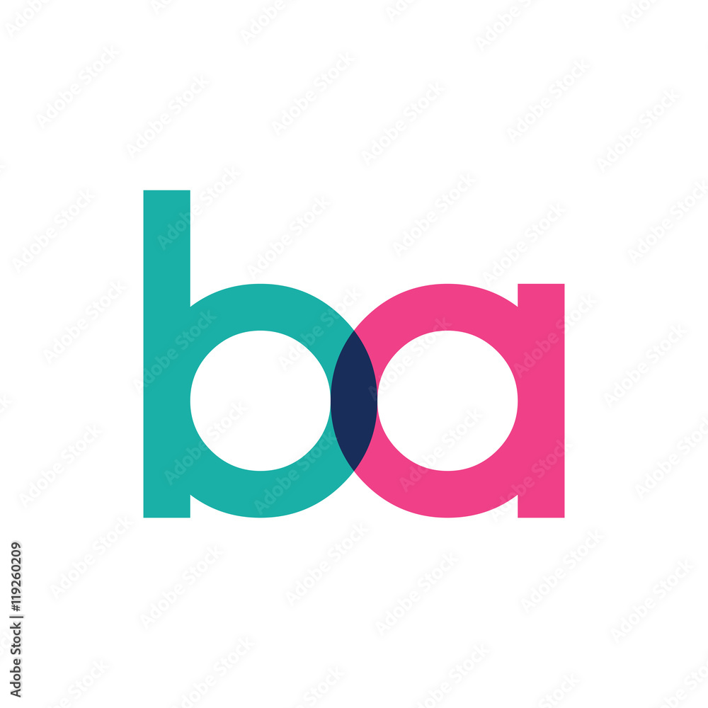 circle initial full color ba circle initial full color ba