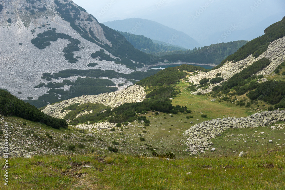 Naklejka premium Amazing View of Sinanitsa lake, Pirin Mountain, Bulgaria