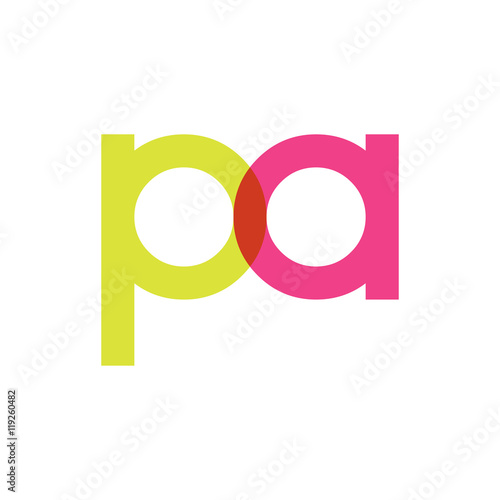 circle initial full color pa