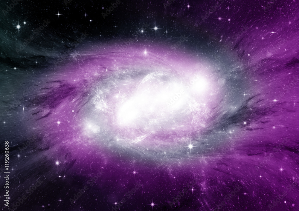 galaxy in a free space galaxy in a free space