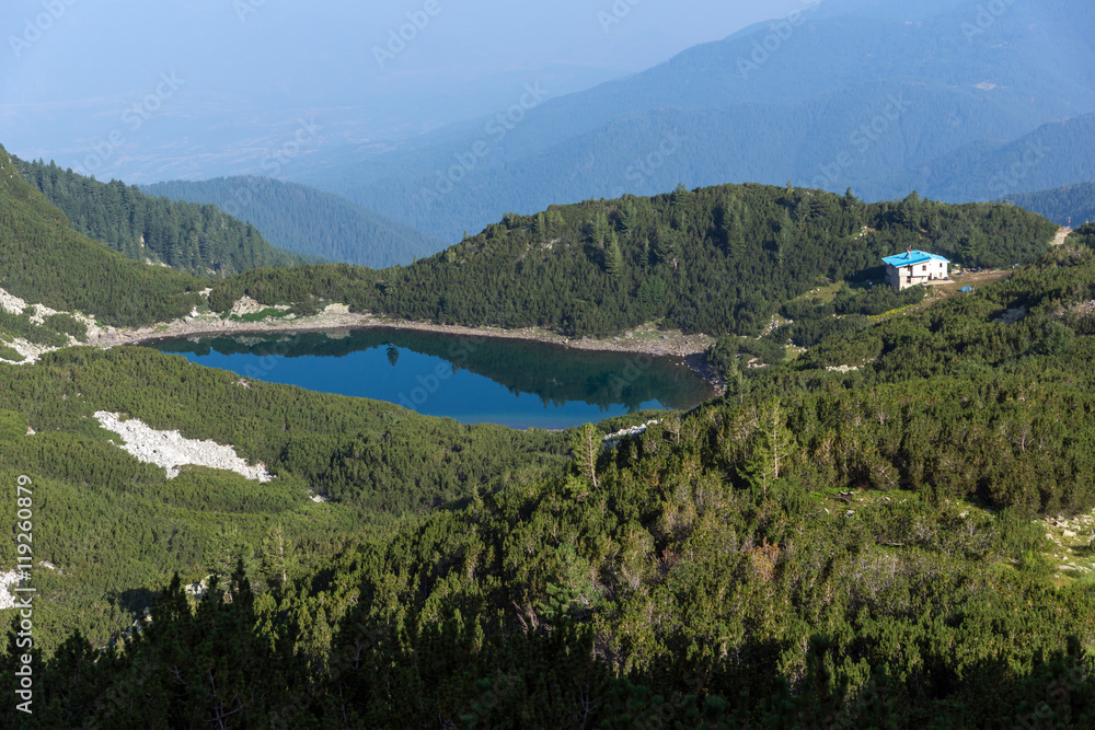 Amazing view with clear sky of  Sinanitsa lake,  Pirin Mountain, Bulgaria