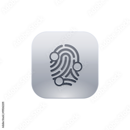 Glossy Push-Button