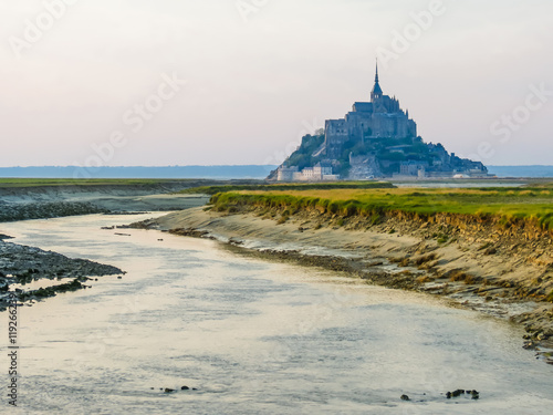 Wallpaper Mural Landscape of Brittany and Mont Saint-Michel, France Torontodigital.ca