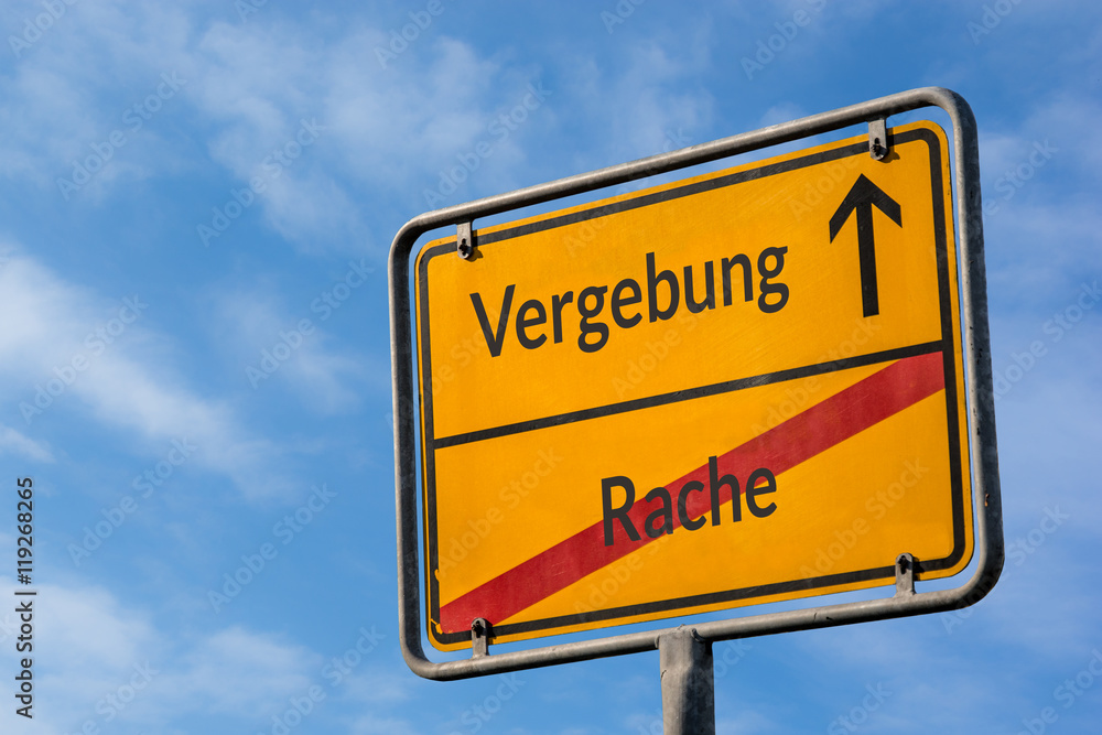 Schild 112 - Vergebung