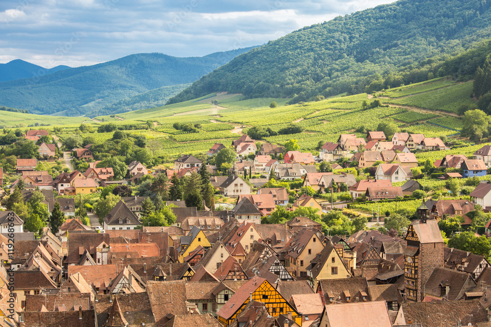 Obraz premium Riquewihr Alsace France